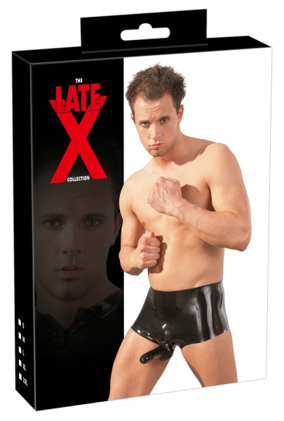 Herren Latex Pants mit Penishülle - Schwarz - Größe S/M - vergleichen und günstig kaufen Herren Latex Pants mit Penishülle - Schwarz - Größe S/M - vergleichen und günstig kaufen